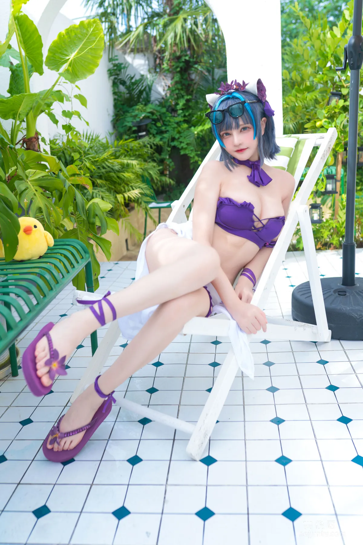 [Cosplay] Qianye Weilai (Senya Miku), Cheshire Electronics Photo Set photo 7