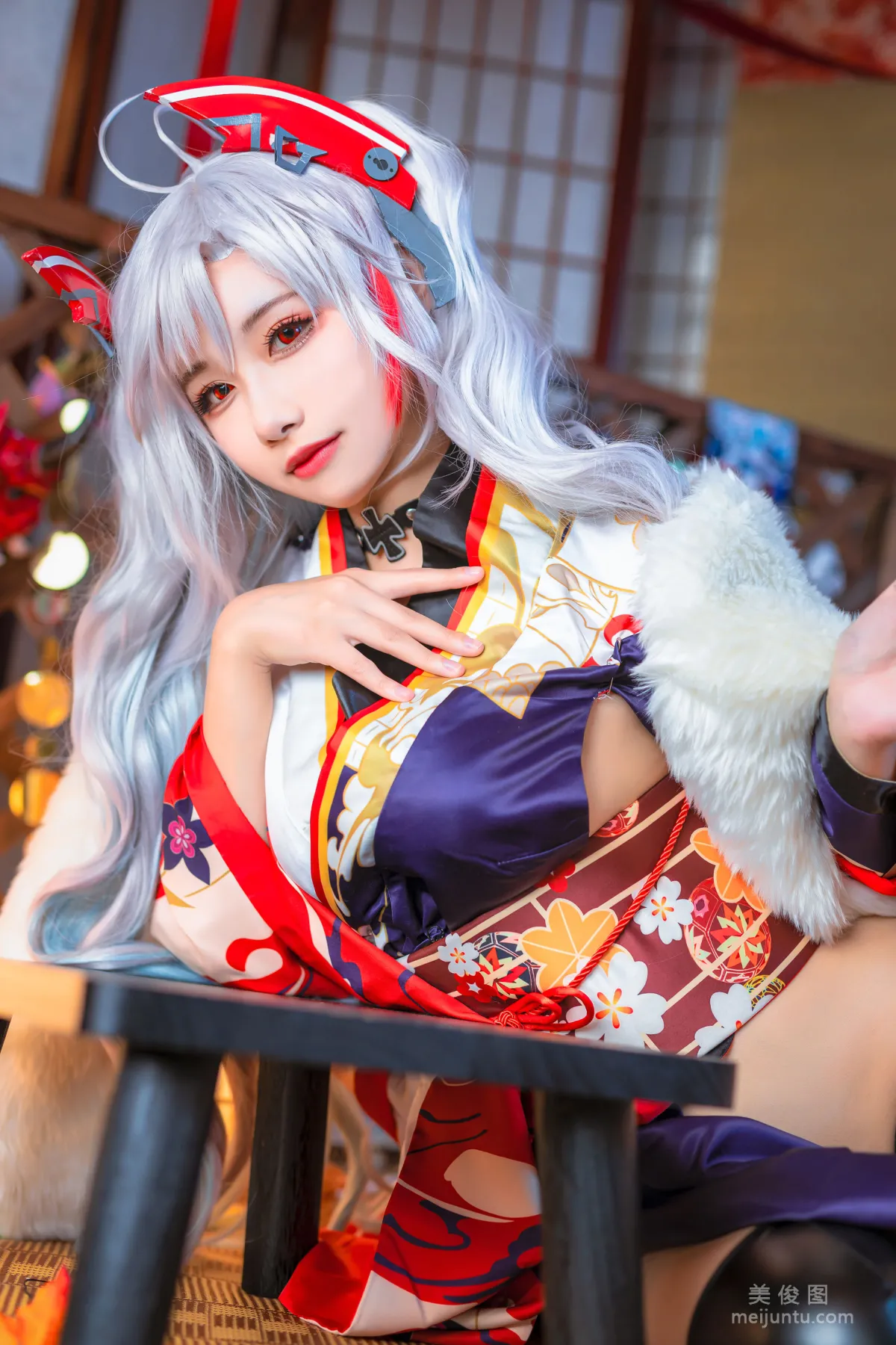 [COS Bonus] Weibo Girl Momoko Kuikui - Eugen Kimono Photo Set photo 10