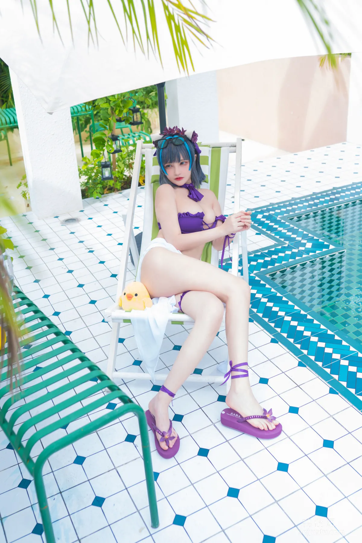 [COS福利] 千夜未来（Senya Miku）- 柴郡电子 写真套图24