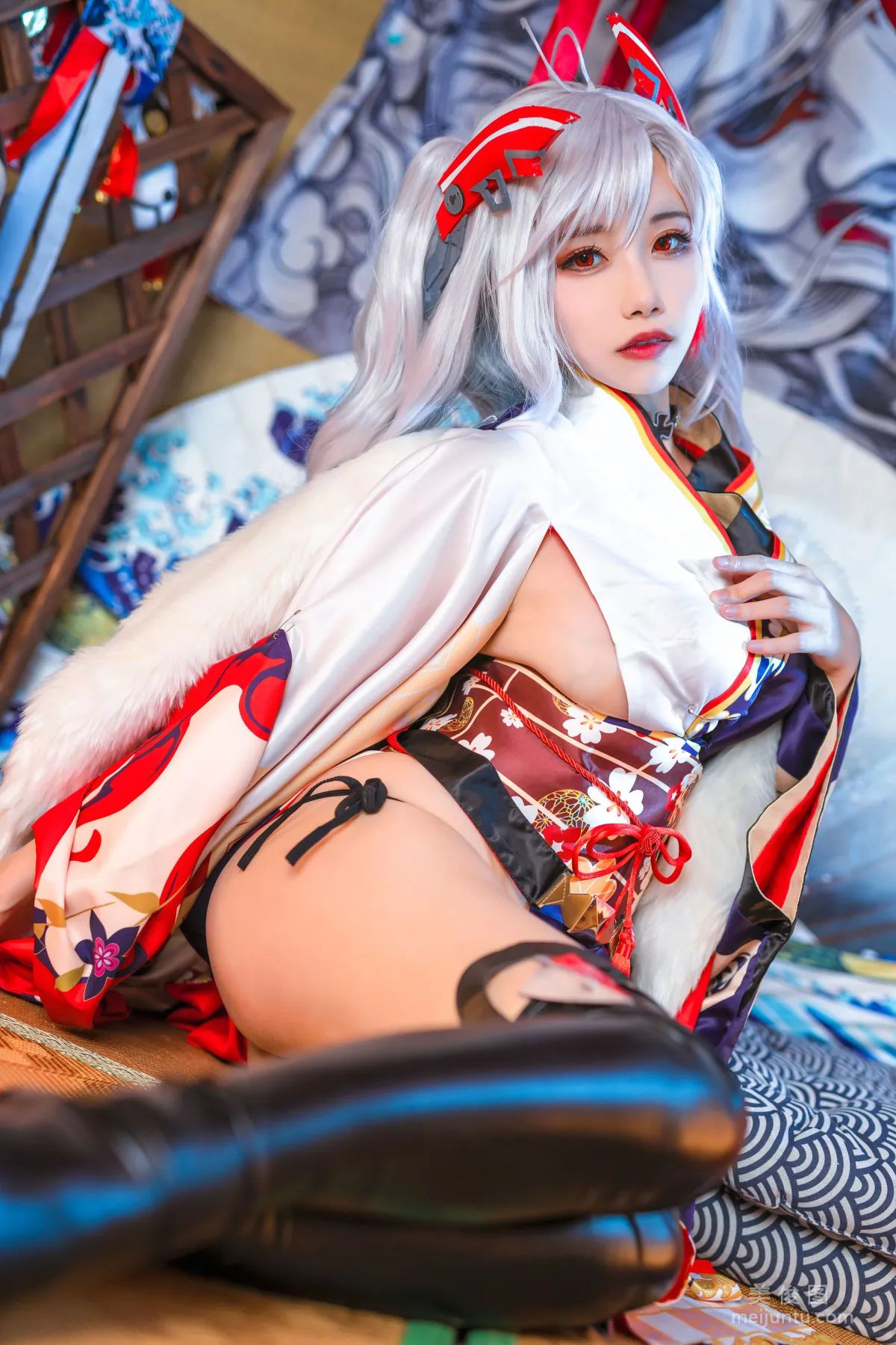 [COS Bonus] Weibo Girl Momoko Kuikui - Eugen Kimono Photo Set photo 14
