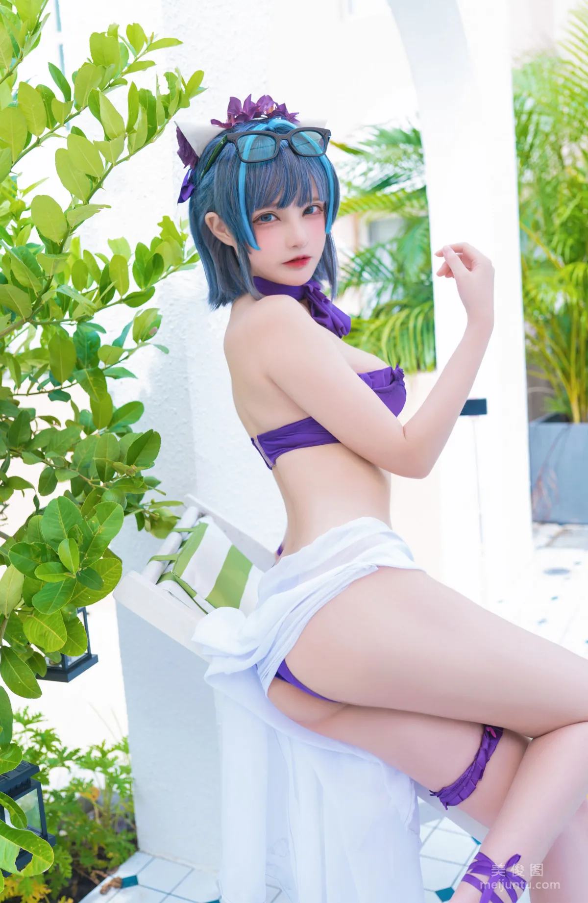 [Cosplay] Qianye Weilai (Senya Miku), Cheshire Electronics Photo Set photo 10