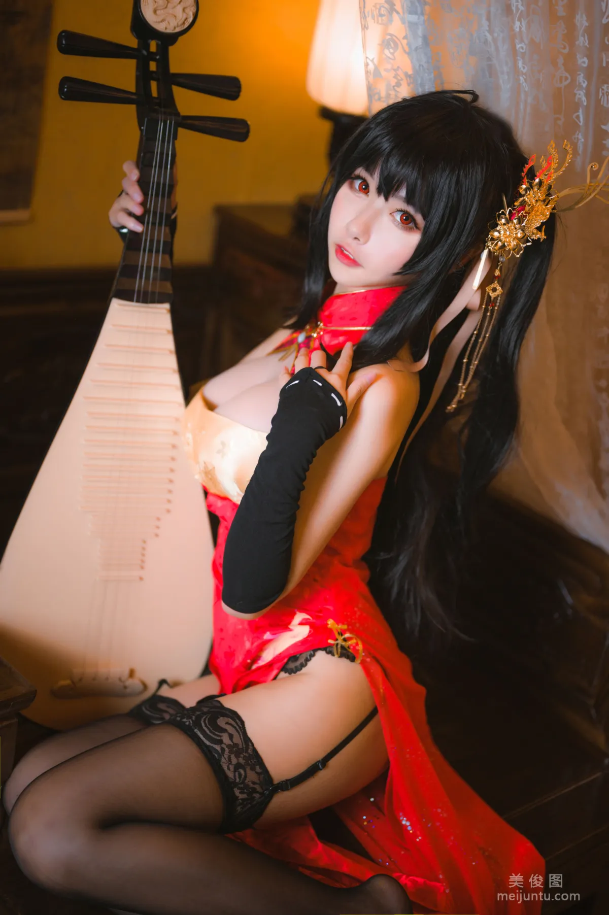 [Cosplay] Momoko Kuikui - Taihou Qipao photo 5