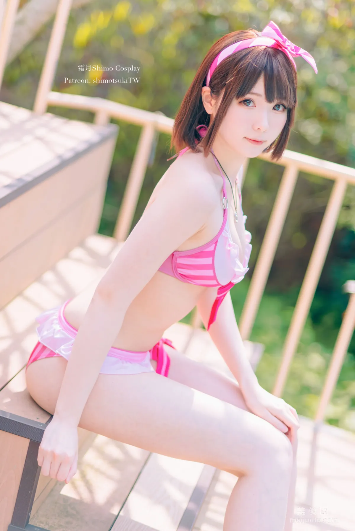 [Cos Bonus] Shuangyue shimo - Megumi Kato Swimsuit photo 10
