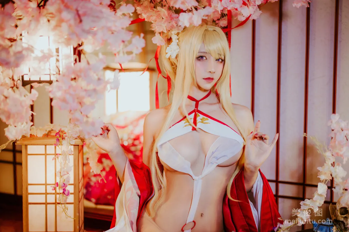 [COS] Anime Blogger Jiuqu Jean - Glory New Year Kimono photo 4