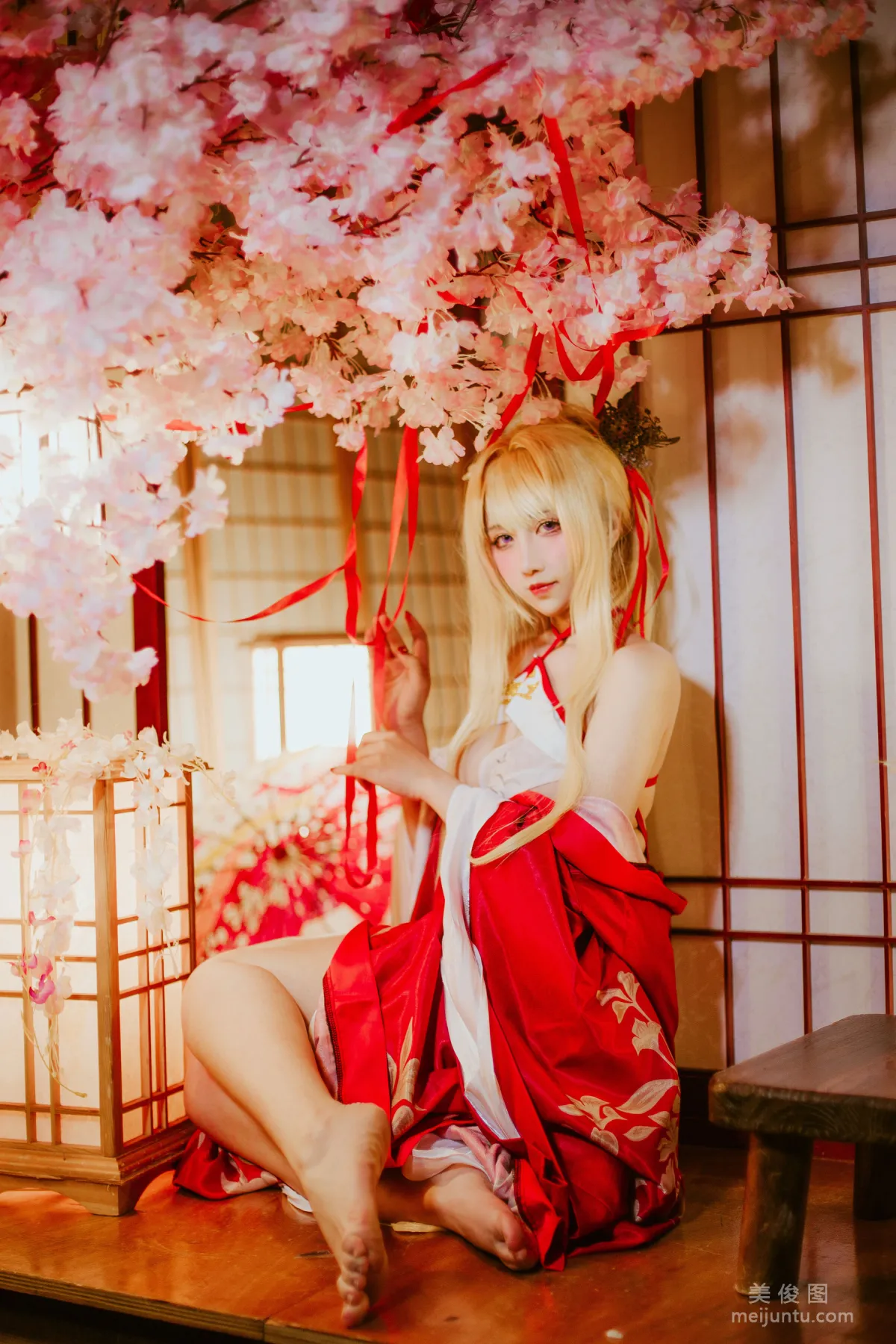 [COS] Anime Blogger Jiuqu Jean - Glory New Year Kimono photo 15