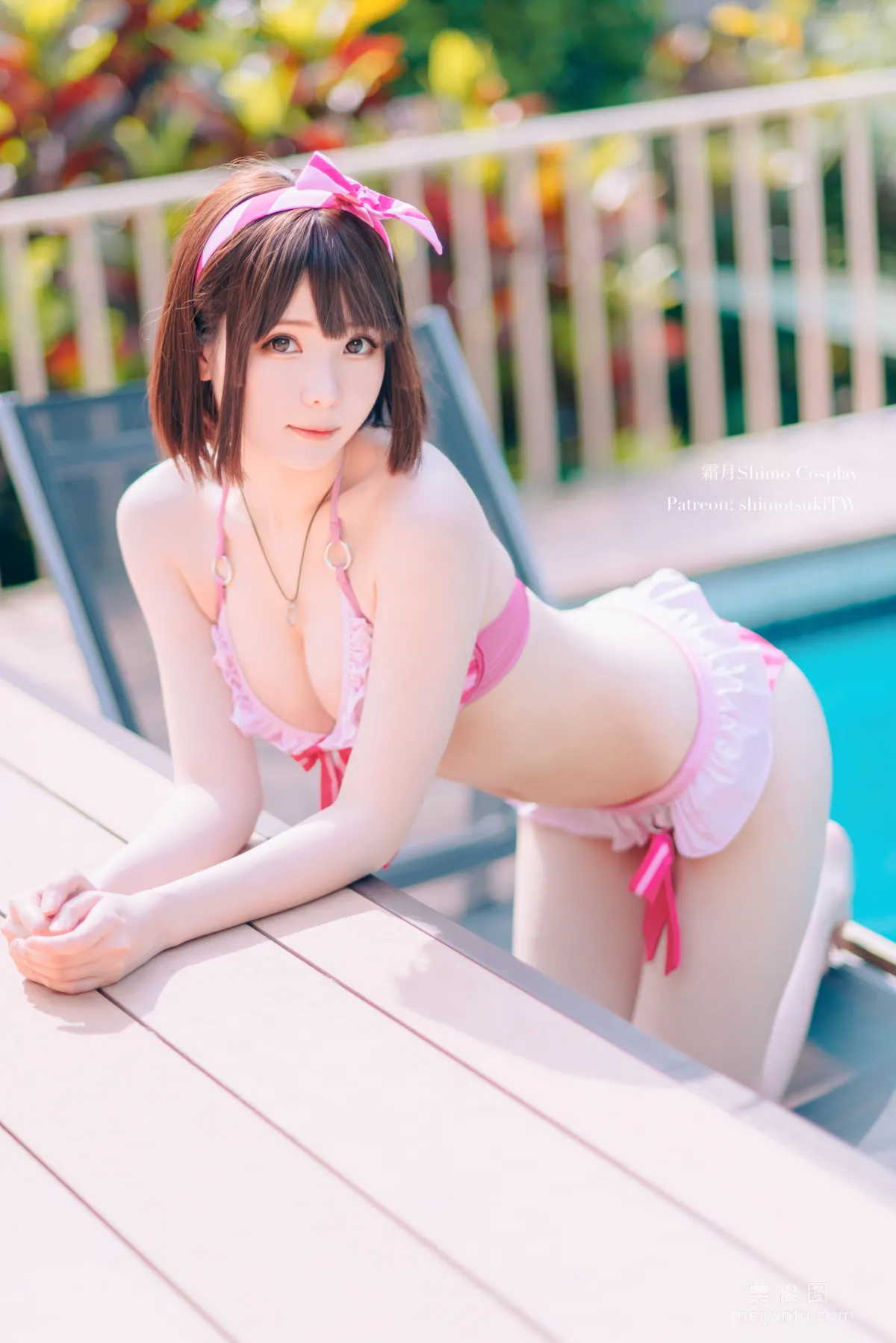 [Cos Bonus] Shuangyue shimo - Megumi Kato Swimsuit photo 15