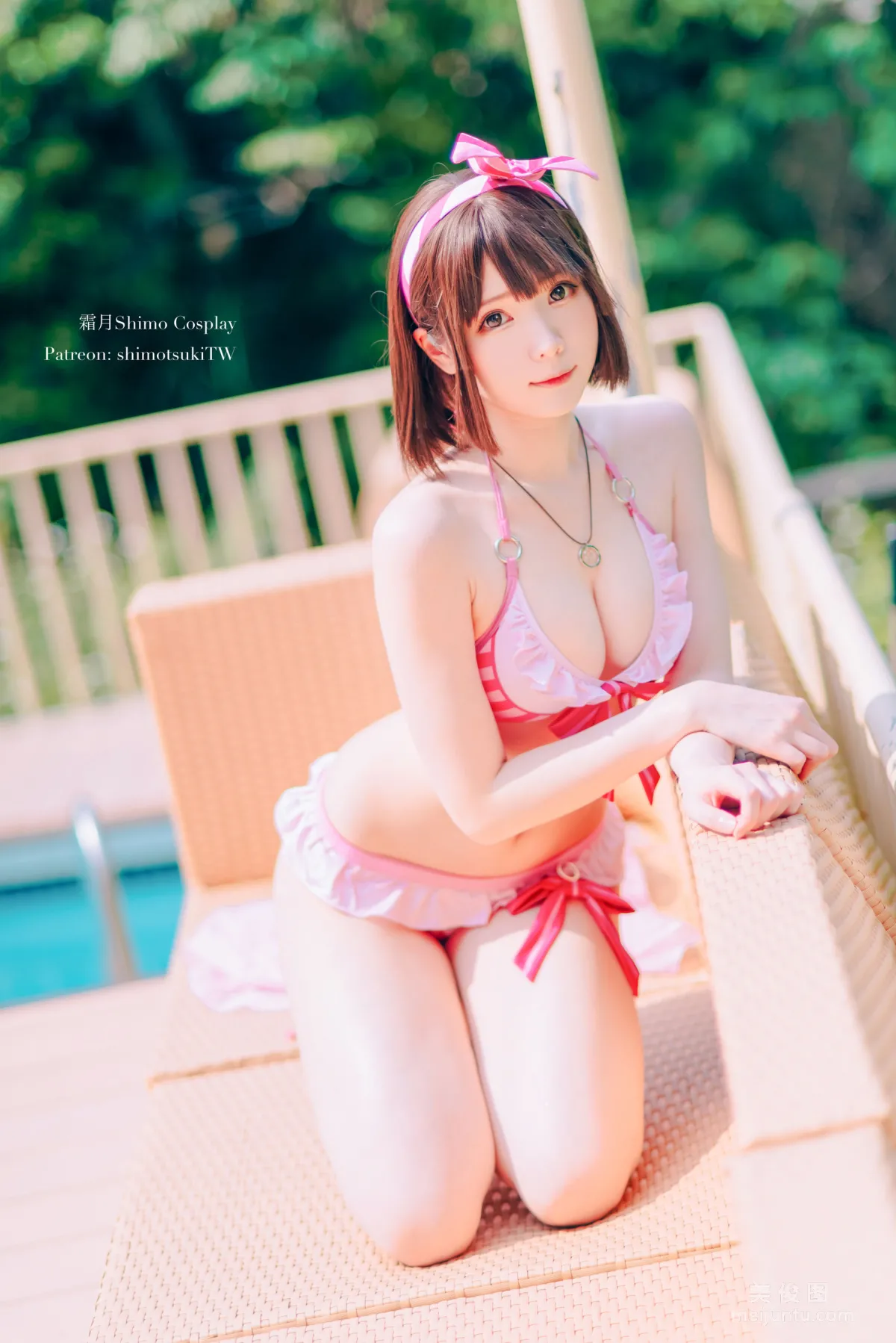 [Cos Bonus] Shuangyue shimo - Megumi Kato Swimsuit photo 6
