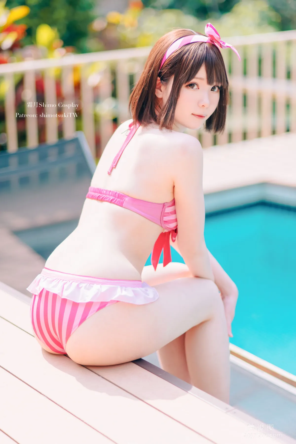 [Cos Bonus] Shuangyue shimo - Megumi Kato Swimsuit photo 16