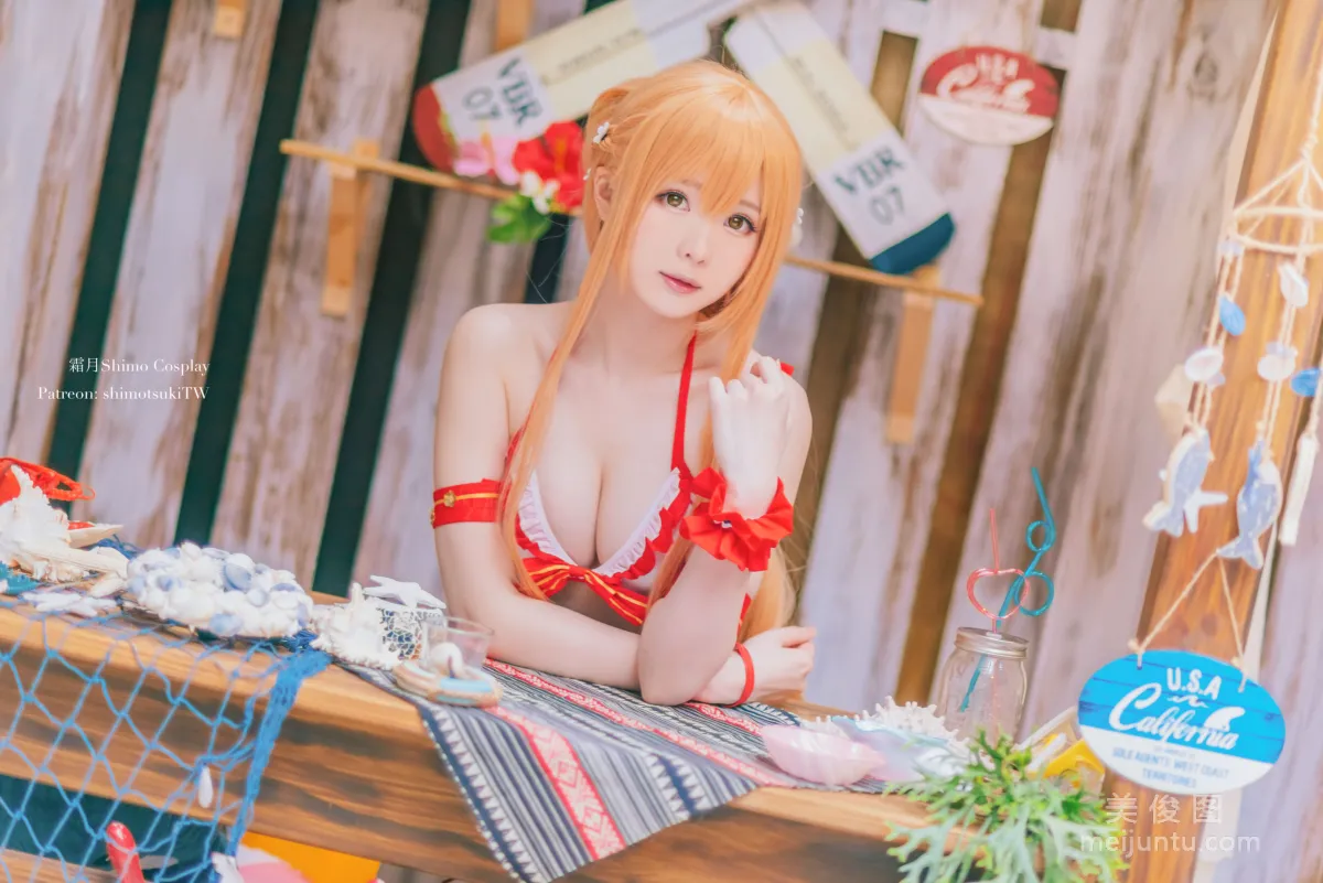 [COS] Weibo Girl Shuangyue shimo - Asuna Swimsuit photo 14