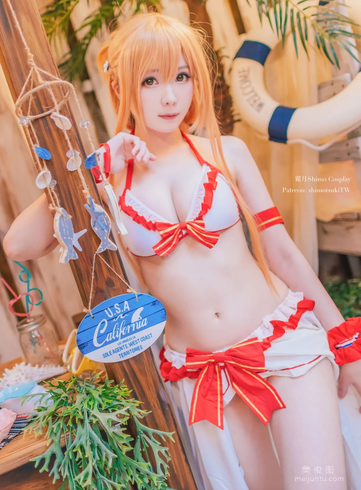[COS] Weibo Girl Shuangyue shimo - Asuna Swimsuit photo 17