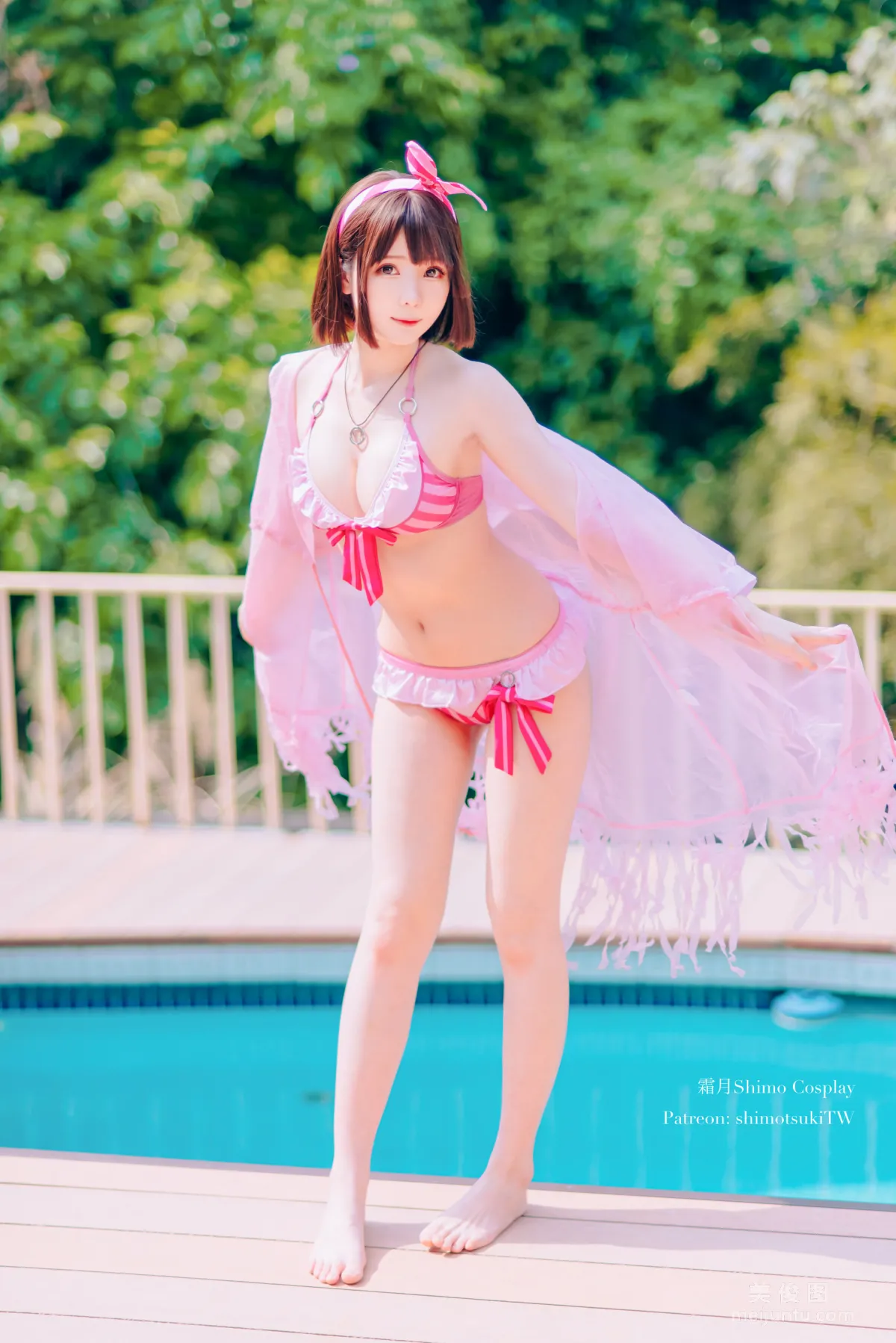 [Cos Bonus] Shuangyue shimo - Megumi Kato Swimsuit photo 5