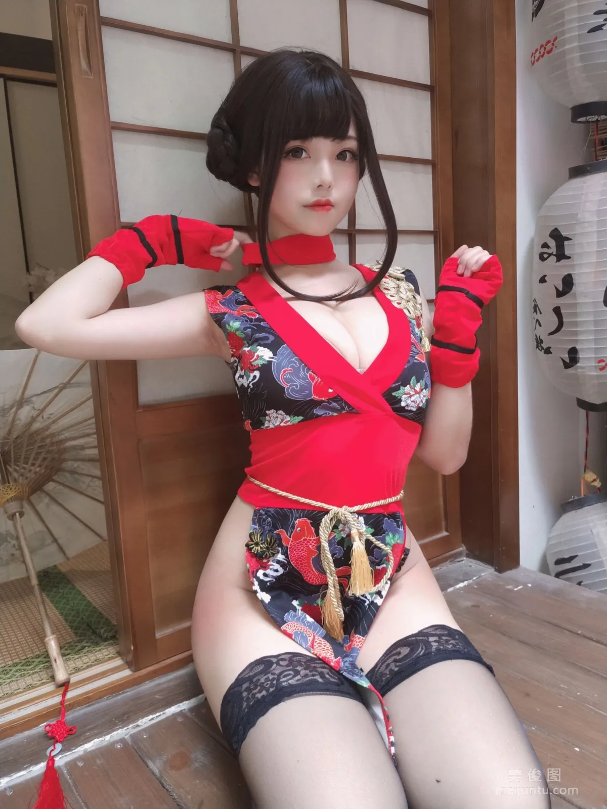 [COS Bonus] Mizhi Maoqiu - Red Samurai photo 22
