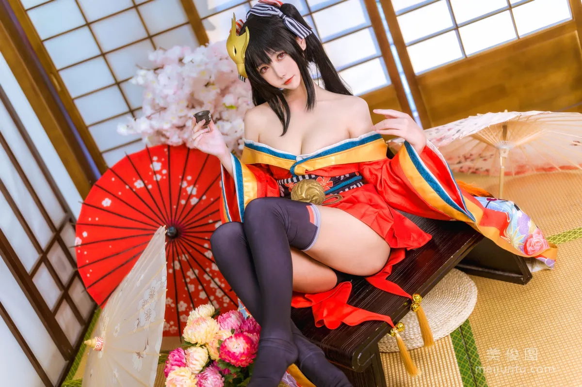 [COS Bonus] Weibo Girl Momoko Kuikui - Daifeng no Kimono photo 7
