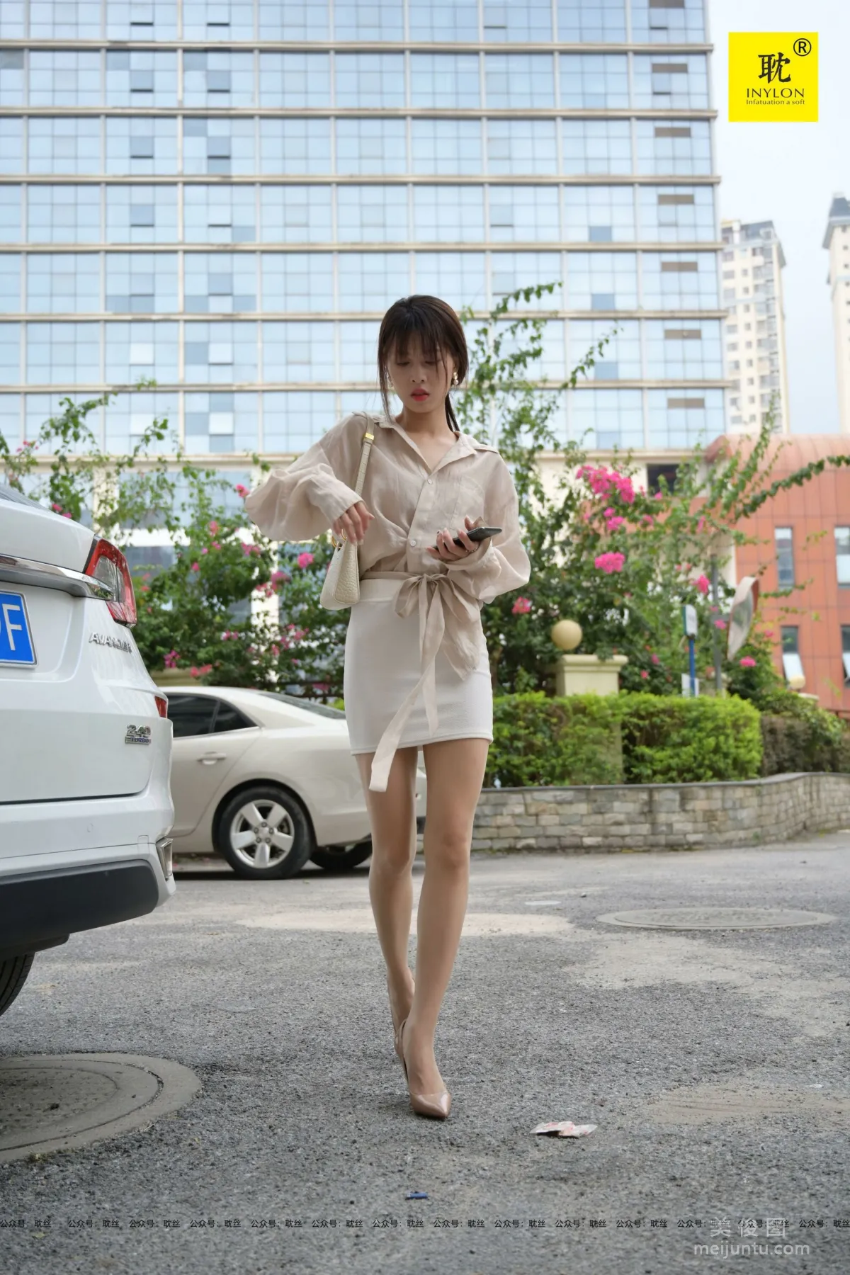 [IESS] The Nth Fantasy Supervisor Qiu Off Work Alone 1 Stockings and Beautiful Legs Set photo 85