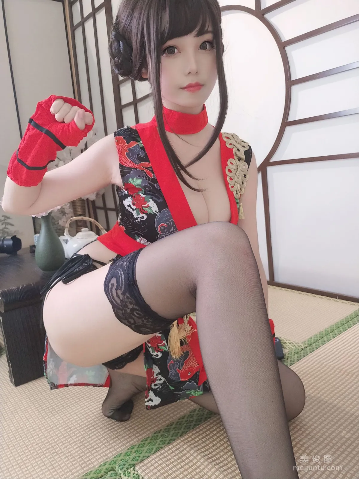 [COS Bonus] Mizhi Maoqiu - Red Samurai photo 16