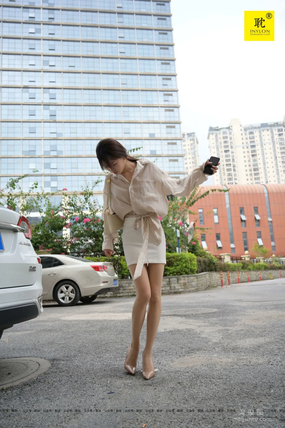 [IESS] The Nth Fantasy Supervisor Qiu Off Work Alone 1 Stockings and Beautiful Legs Set photo 88