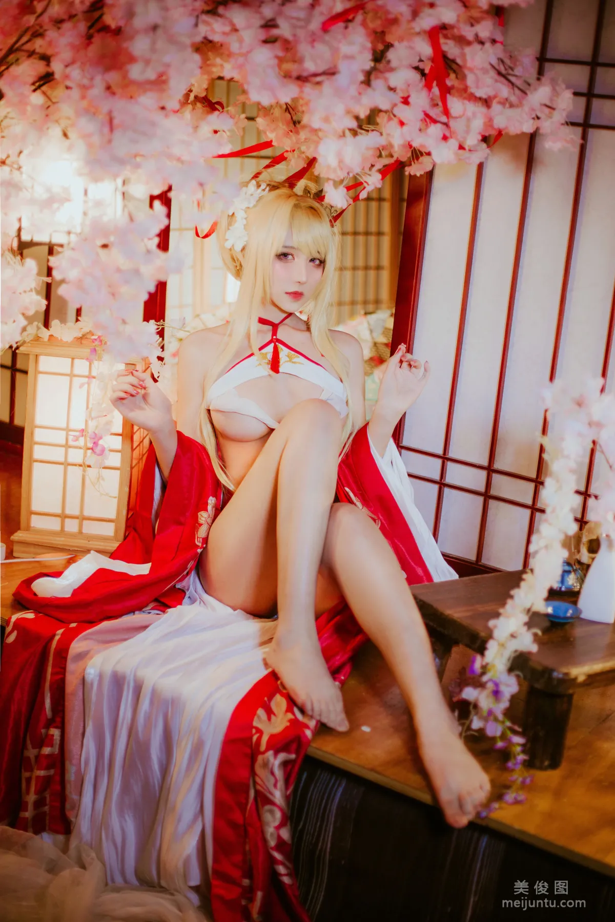 [COS] Anime Blogger Jiuqu Jean - Glory New Year Kimono photo 9