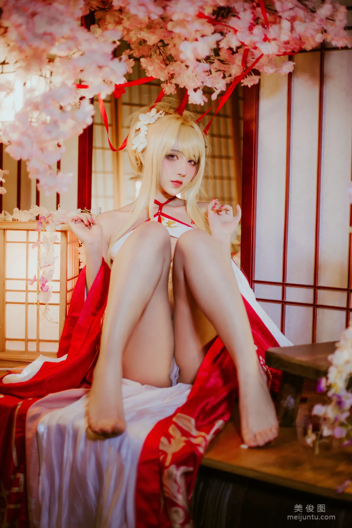 [COS] Anime Blogger Jiuqu Jean - Glory New Year Kimono photo 10