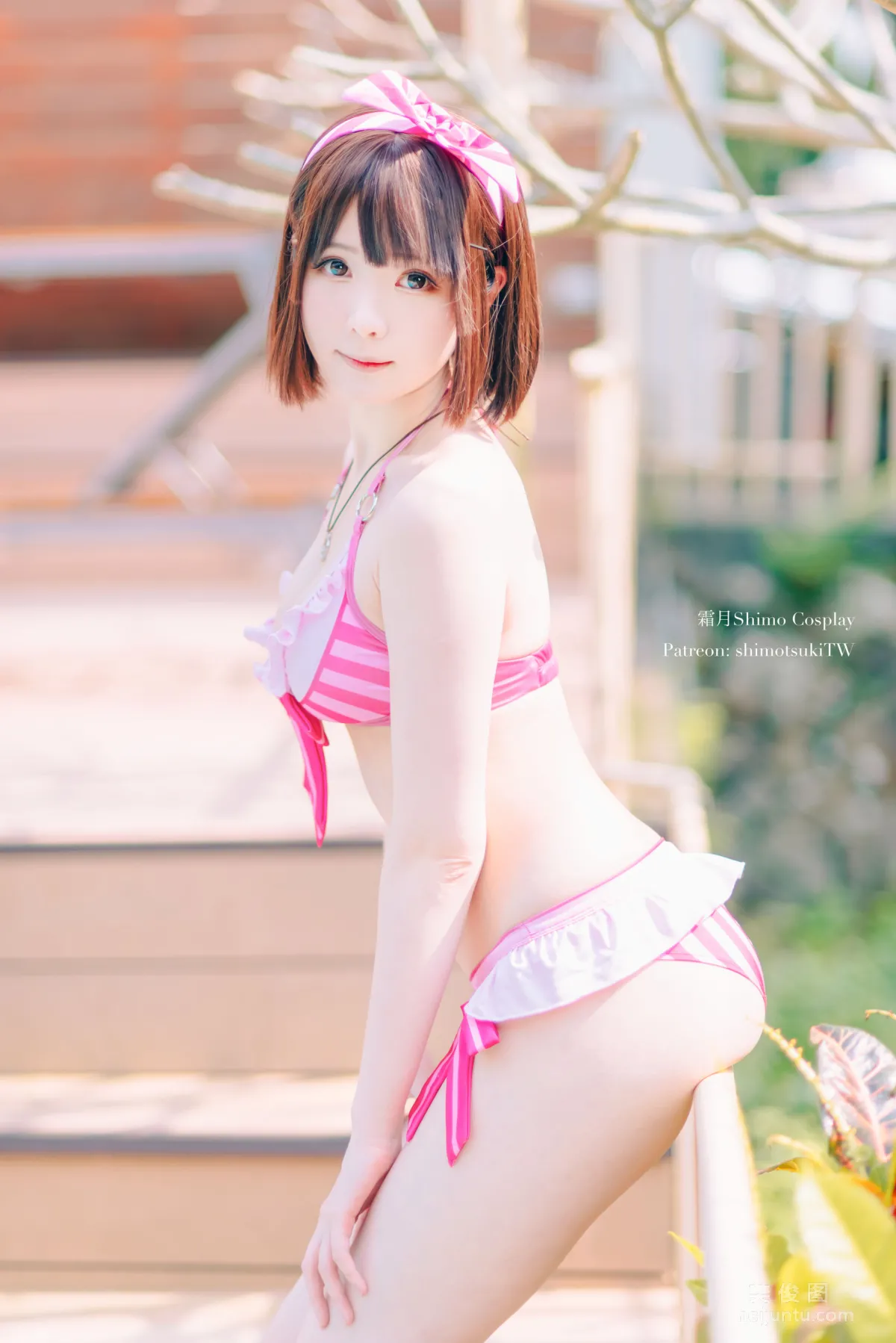 [Cos Bonus] Shuangyue shimo - Megumi Kato Swimsuit photo 7