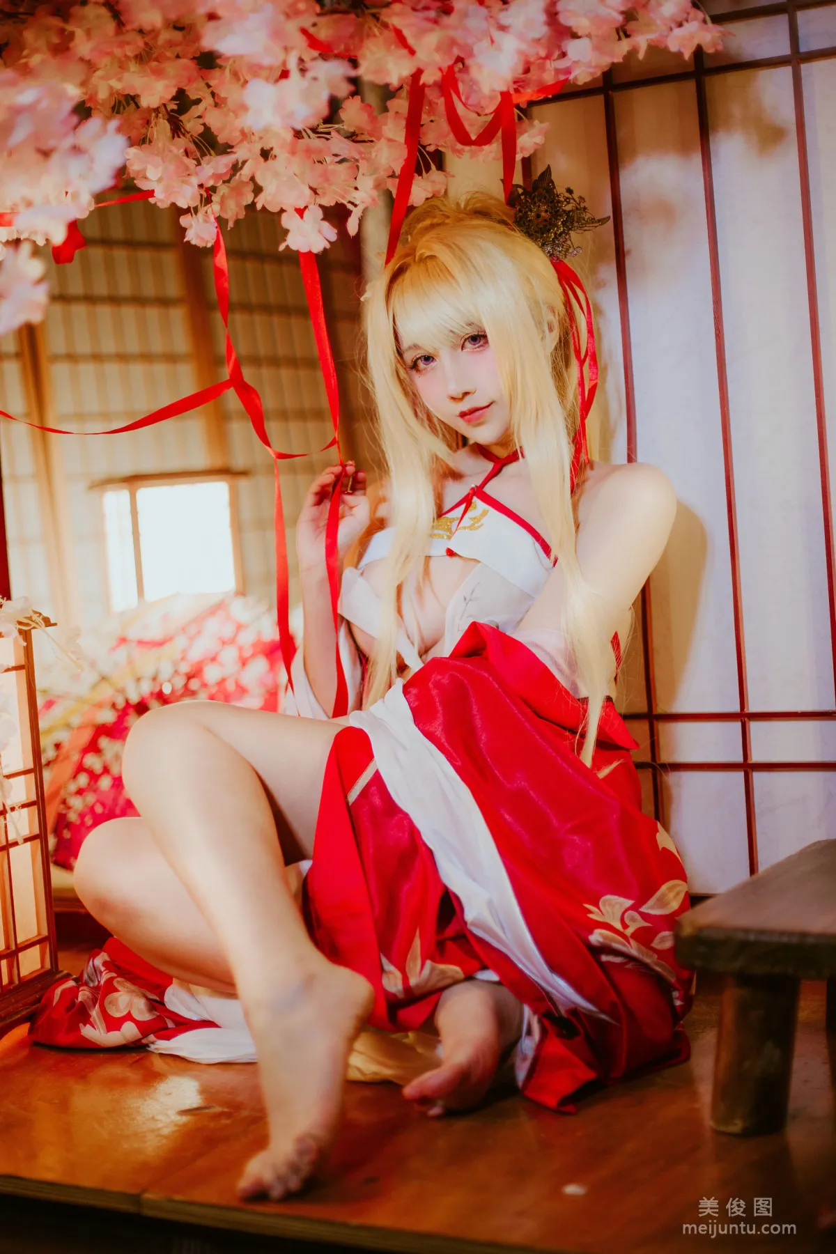 [COS] Anime Blogger Jiuqu Jean - Glory New Year Kimono photo 16
