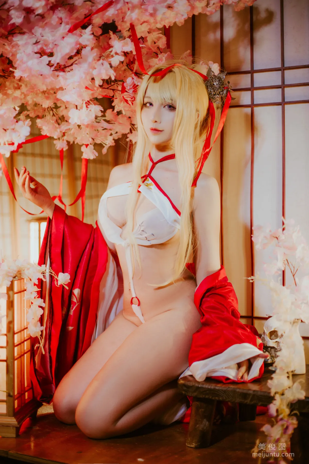 [COS] Anime Blogger Jiuqu Jean - Glory New Year Kimono photo 14