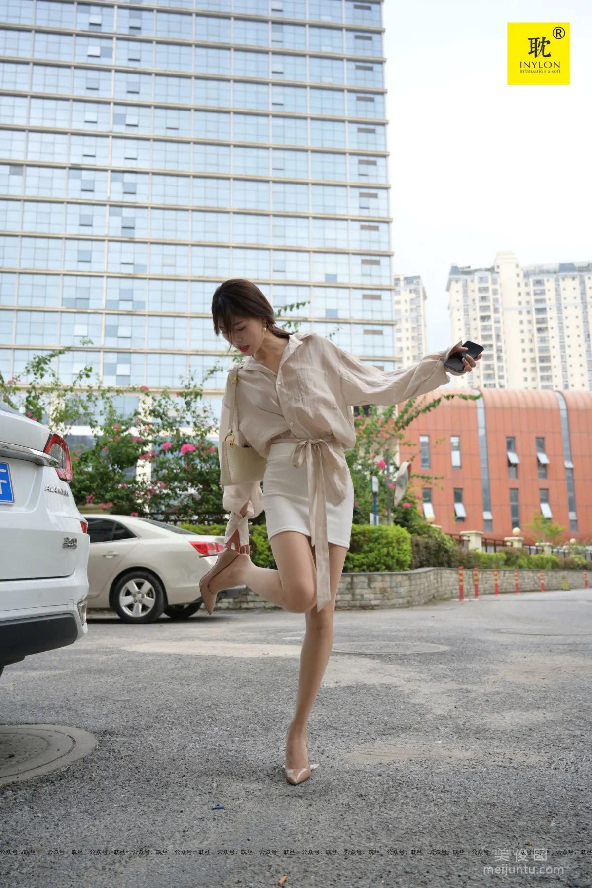 [IESS] The Nth Fantasy Supervisor Qiu Off Work Alone 1 Stockings and Beautiful Legs Set photo 90