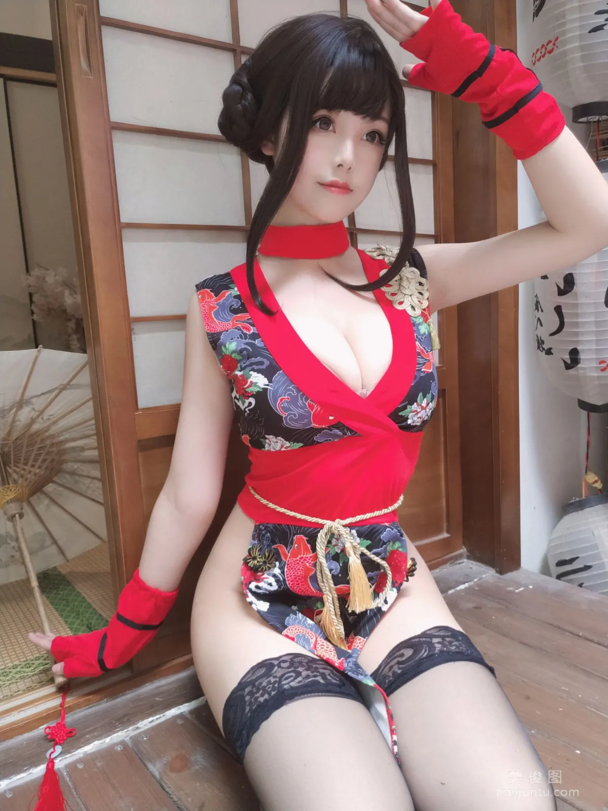 [COS Bonus] Mizhi Maoqiu - Red Samurai photo 31