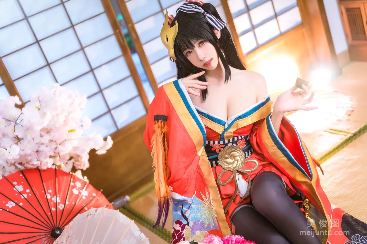 [COS Bonus] Weibo Girl Momoko Kuikui - Daifeng no Kimono photo 9