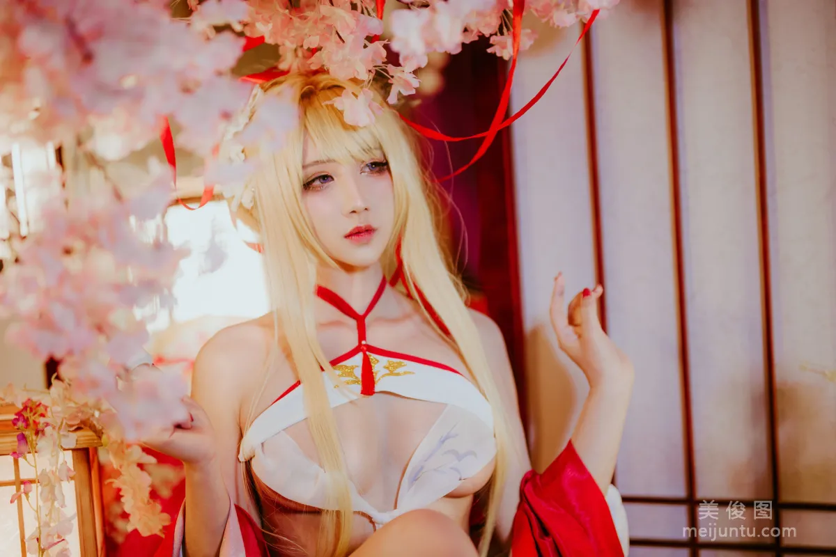 [COS] Anime Blogger Jiuqu Jean - Glory New Year Kimono photo 6