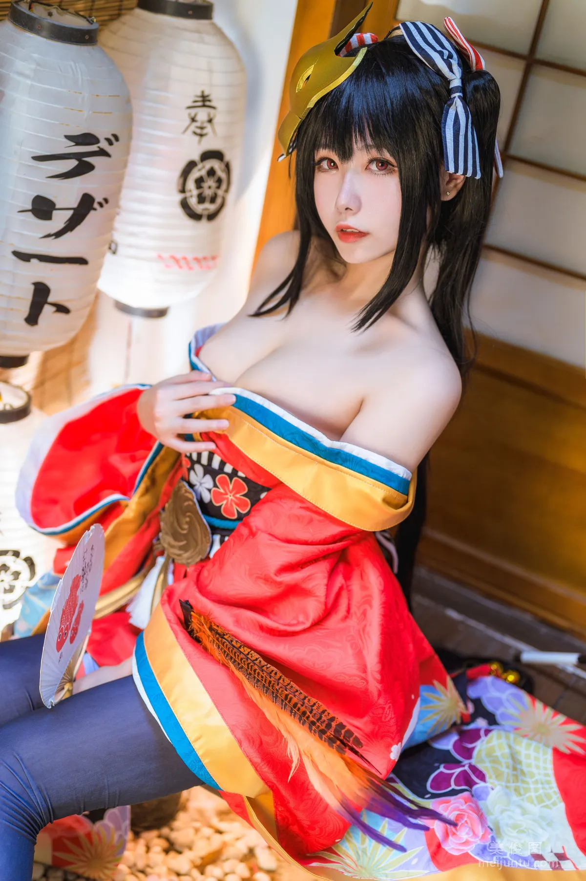 [COS Bonus] Weibo Girl Momoko Kuikui - Daifeng no Kimono photo 14