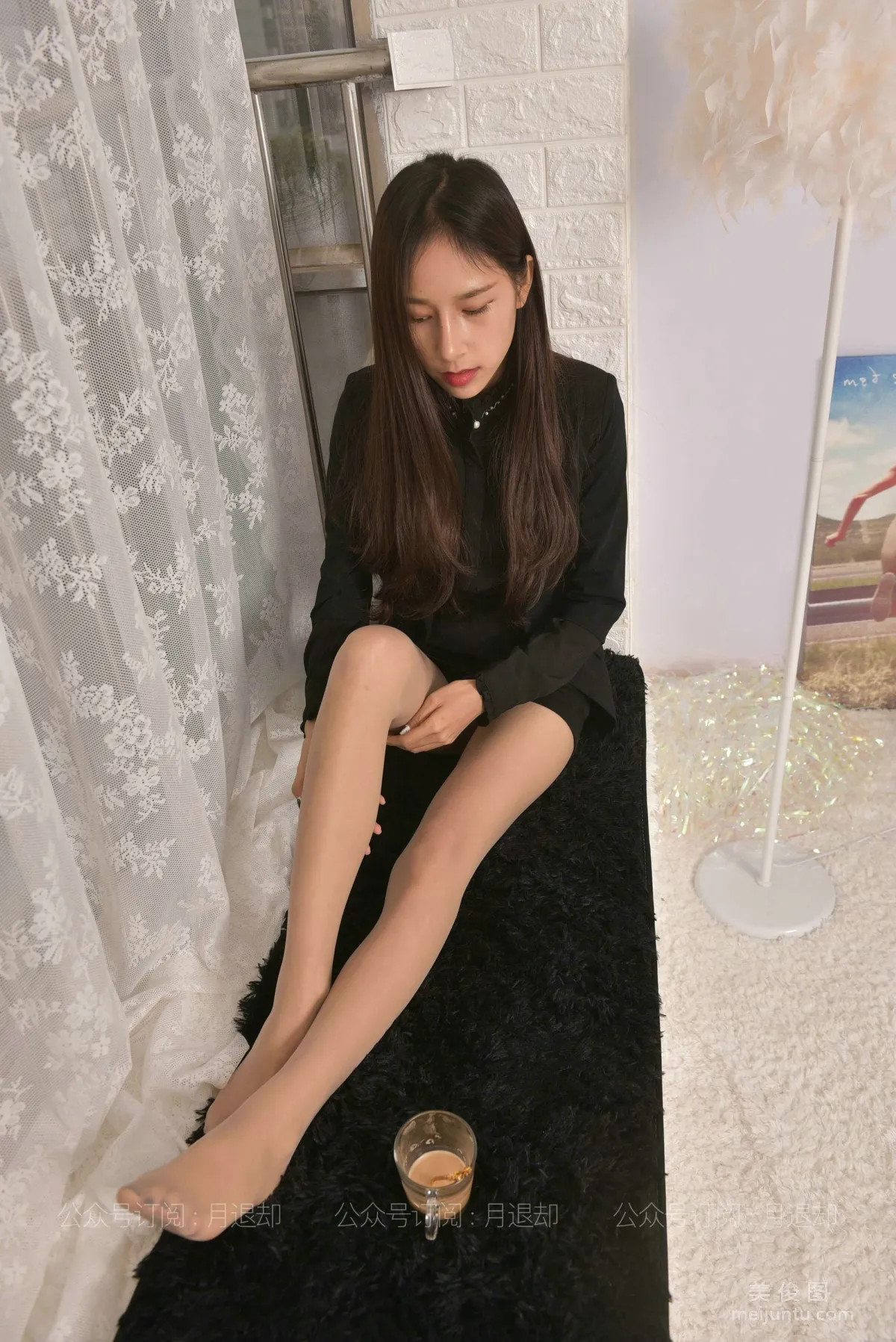 [IESS] Stocking Enjoyer 772: Mei Zi, Black Office Wear, Stockings and Beautiful Legs Set photo 36