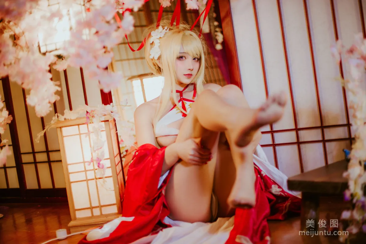[COS] Anime Blogger Jiuqu Jean - Glory New Year Kimono photo 11