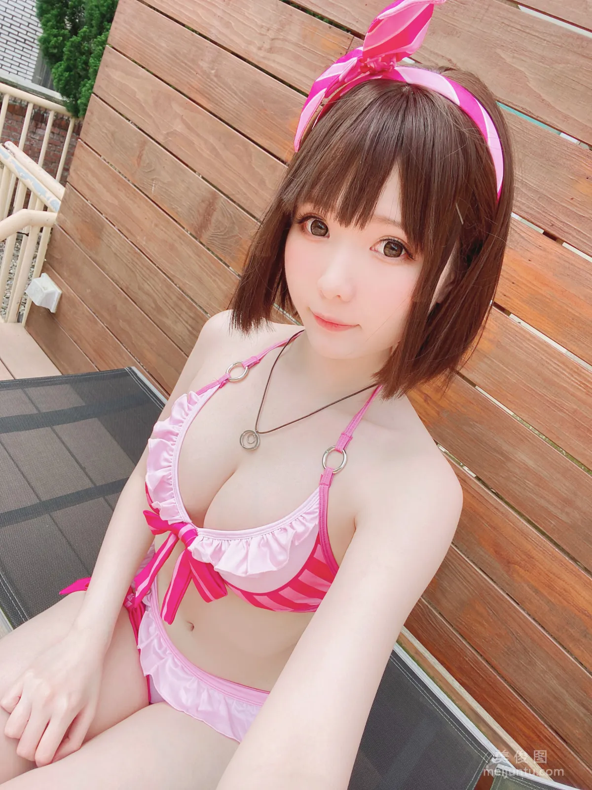 [Cos Bonus] Shuangyue shimo - Megumi Kato Swimsuit photo 17