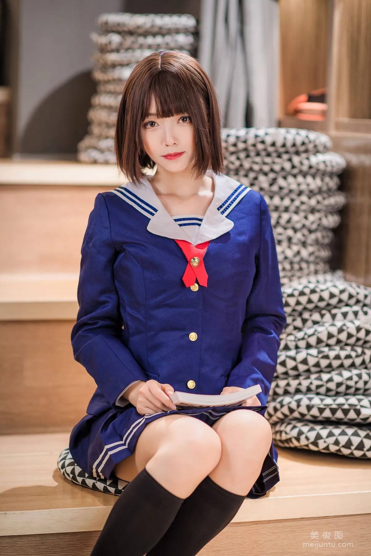 [COS] Dada Juanjuan Xiaojuan, Kato Megumi School Uniform photo 9