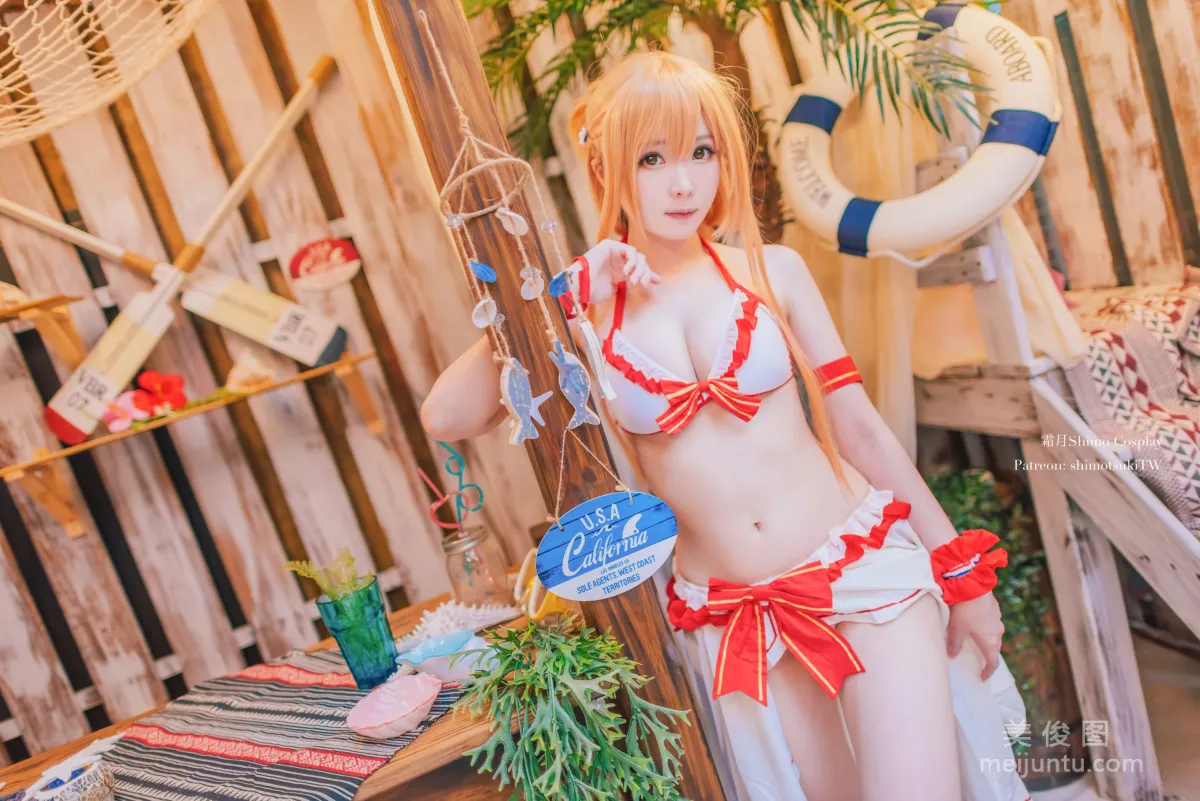 [COS] Weibo Girl Shuangyue shimo - Asuna Swimsuit photo 16