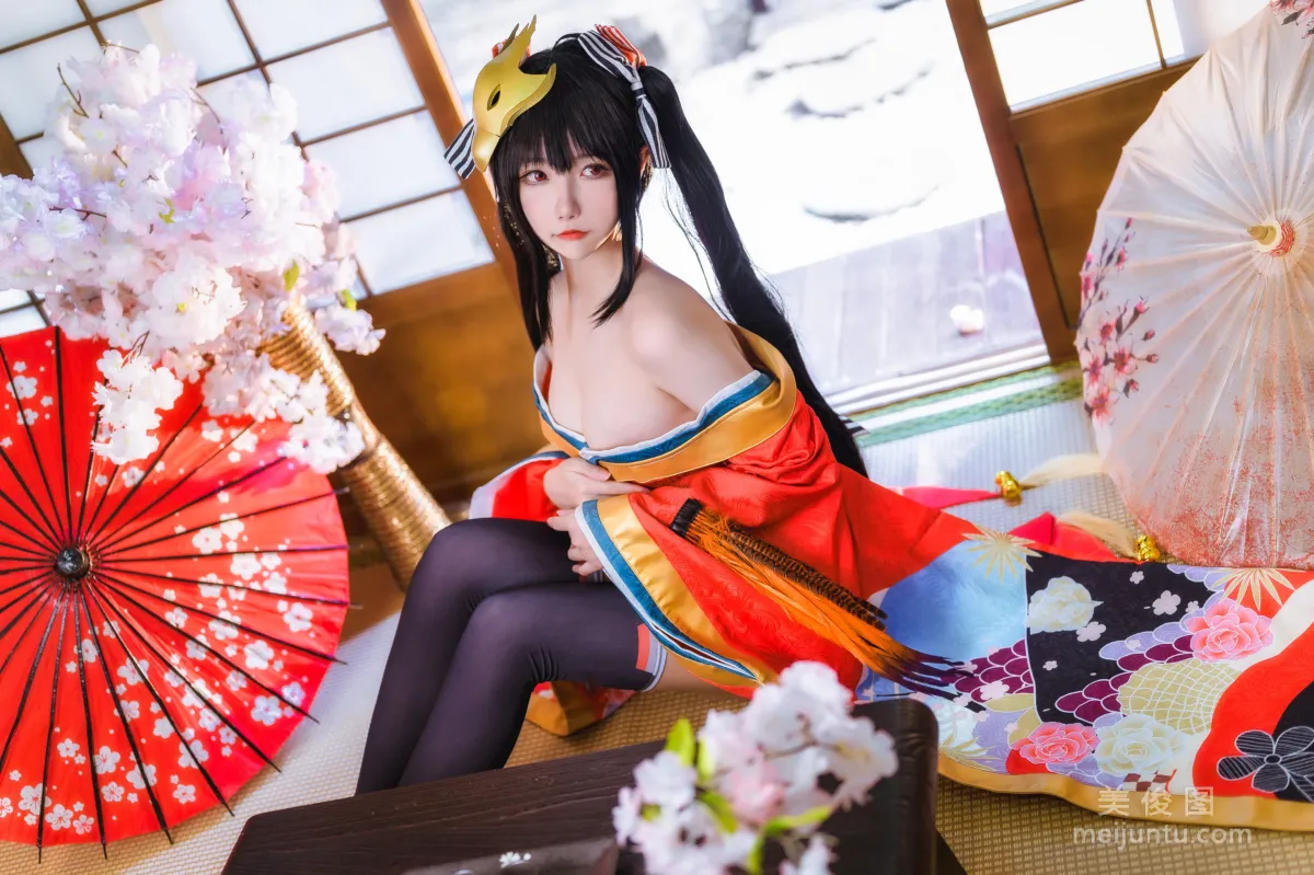 [COS Bonus] Weibo Girl Momoko Kuikui - Daifeng no Kimono photo 3