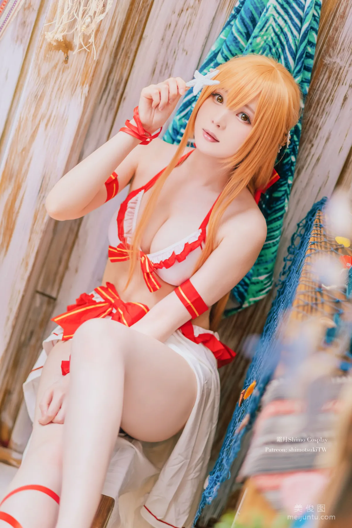 [COS] Weibo Girl Shuangyue shimo - Asuna Swimsuit photo 13