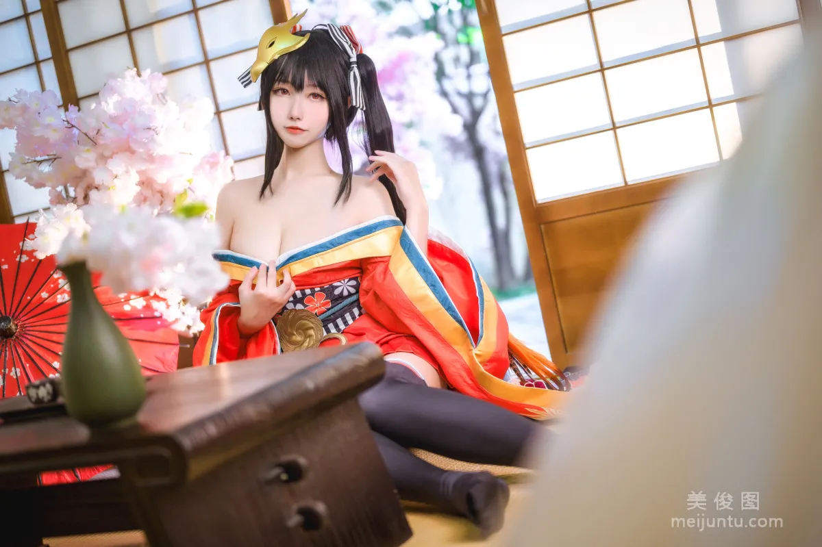 [COS Bonus] Weibo Girl Momoko Kuikui - Daifeng no Kimono photo 5