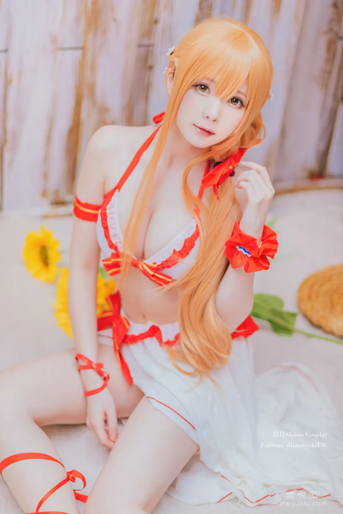 [COS] Weibo Girl Shuangyue shimo - Asuna Swimsuit photo 8