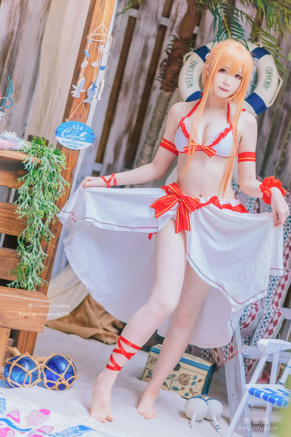 [COS] Weibo Girl Shuangyue shimo - Asuna Swimsuit photo 2