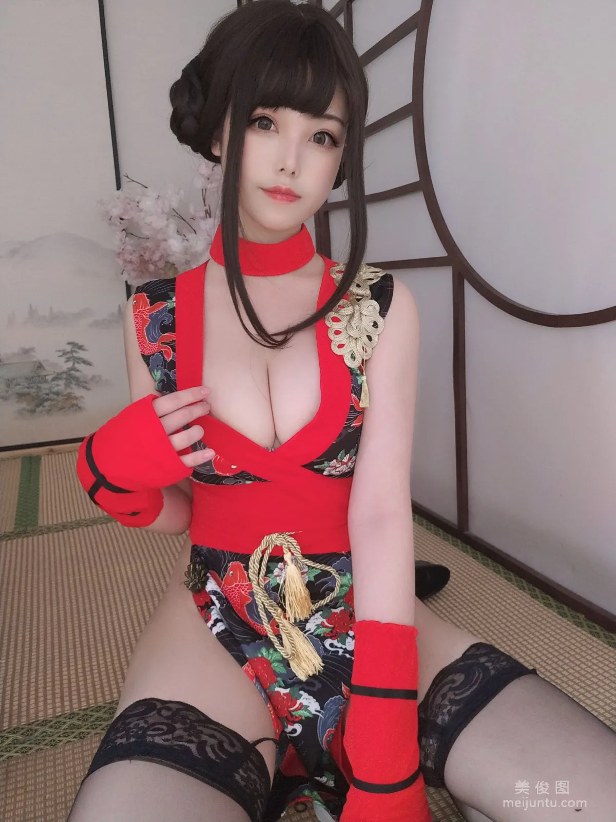 [COS Bonus] Mizhi Maoqiu - Red Samurai photo 35