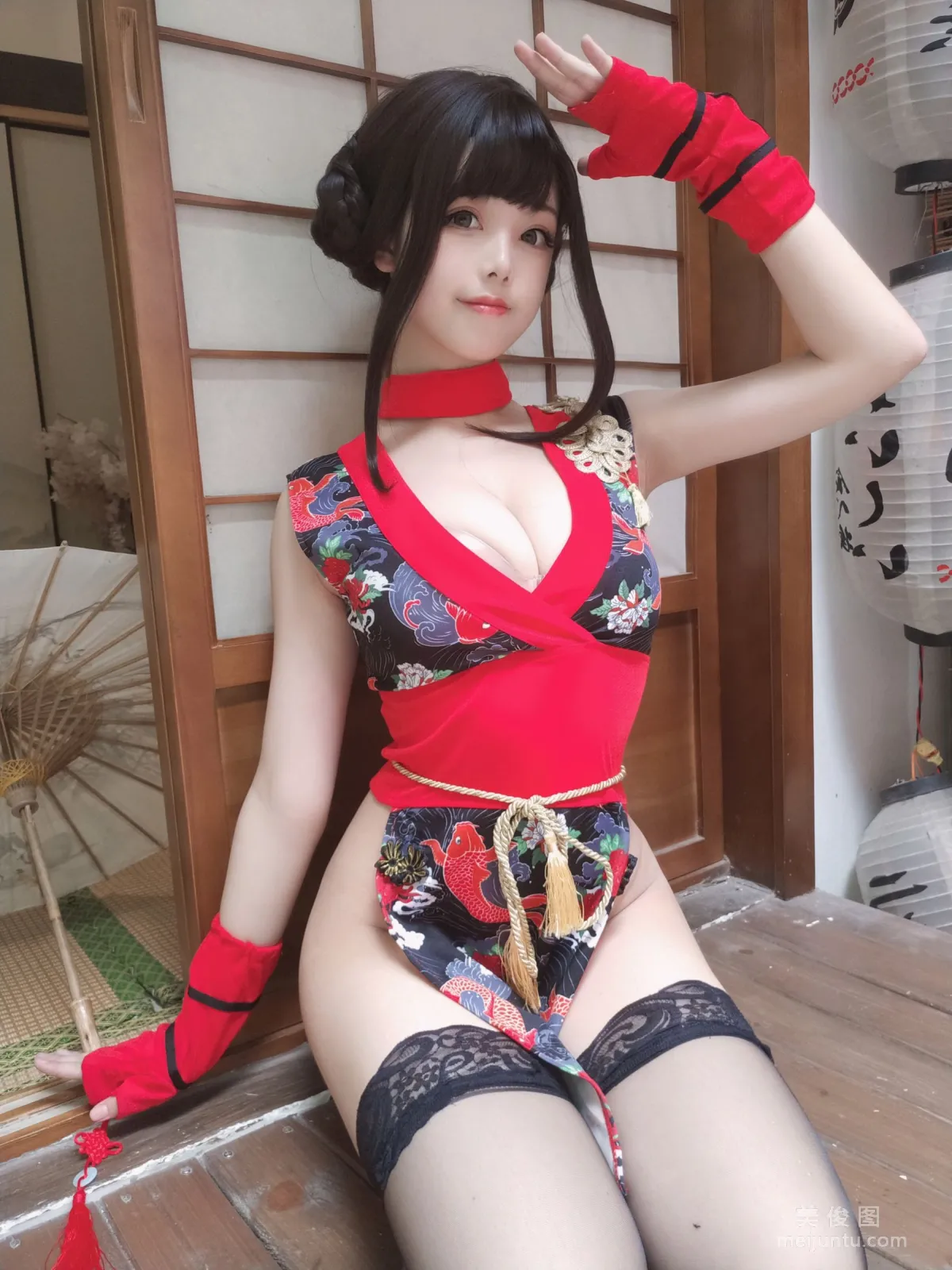 [COS Bonus] Mizhi Maoqiu - Red Samurai photo 32