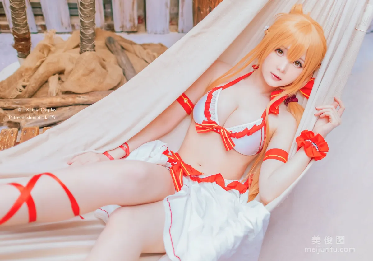 [COS] Weibo Girl Shuangyue shimo - Asuna Swimsuit photo 5