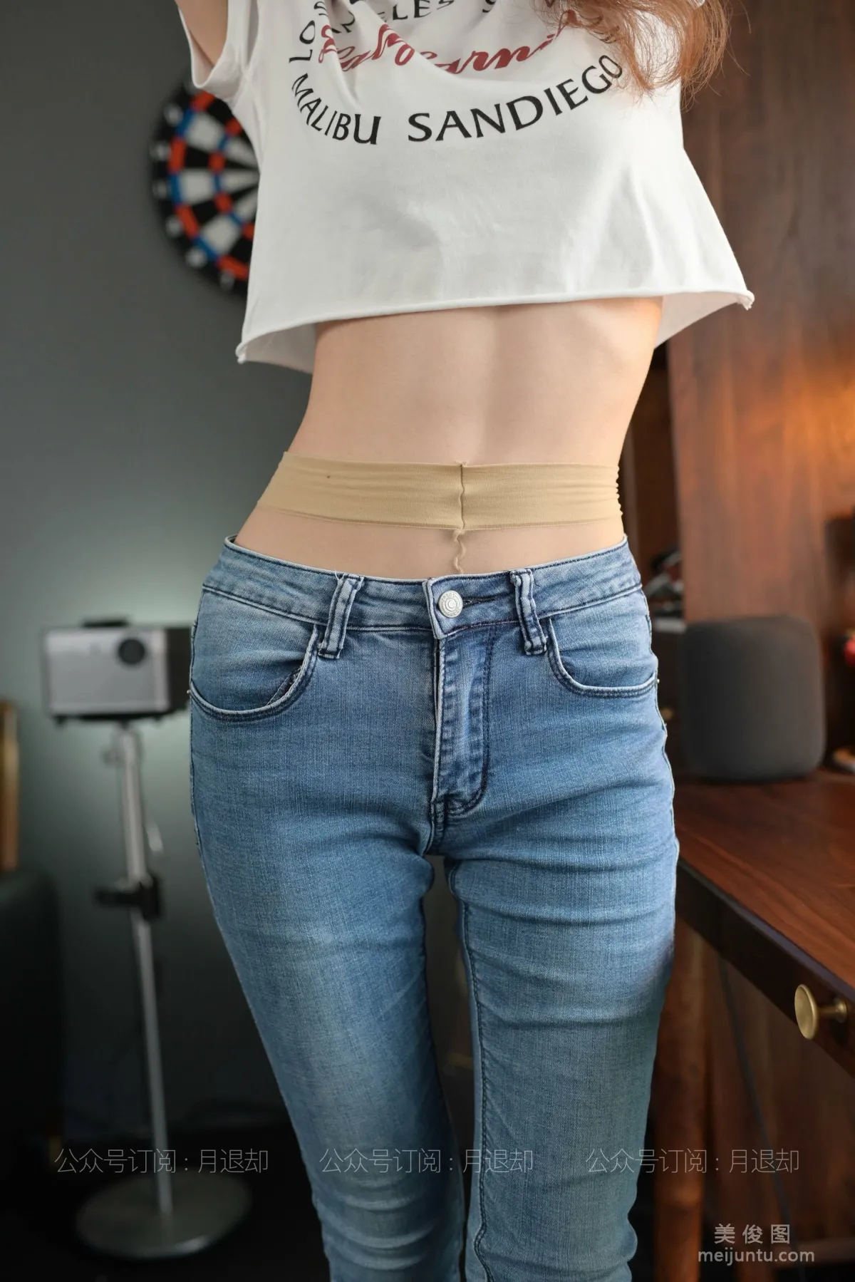 [IESS异思趣向] 丝享家 777：紫薇《活力牛仔》  美腿丝足套图28