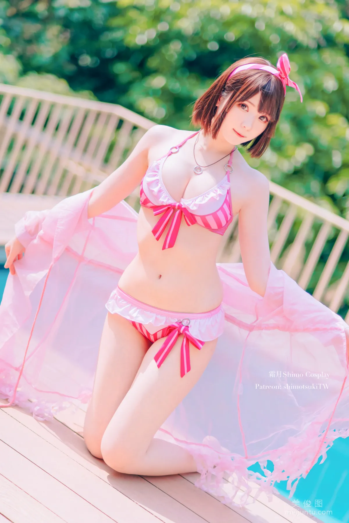[Cos Bonus] Shuangyue shimo - Megumi Kato Swimsuit photo 4