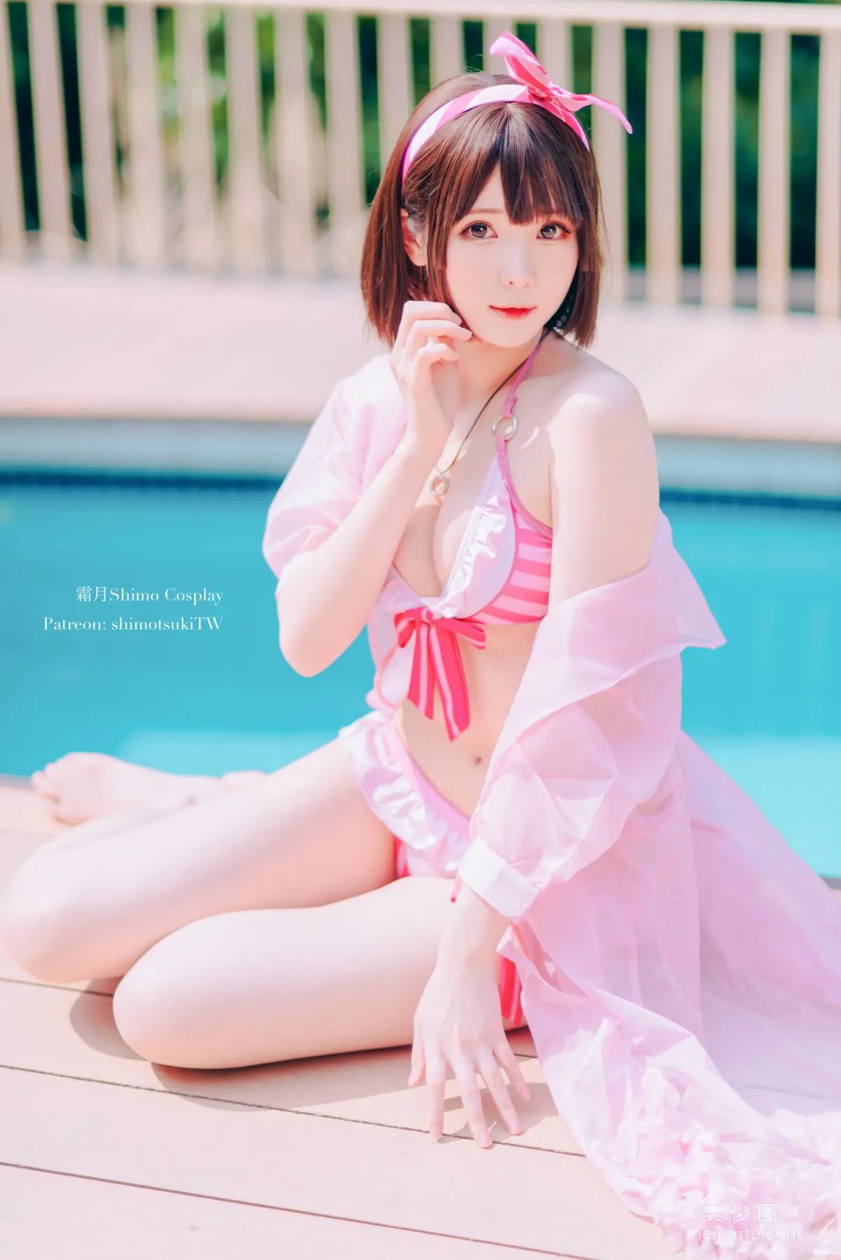 [Cos Bonus] Shuangyue shimo - Megumi Kato Swimsuit photo 1