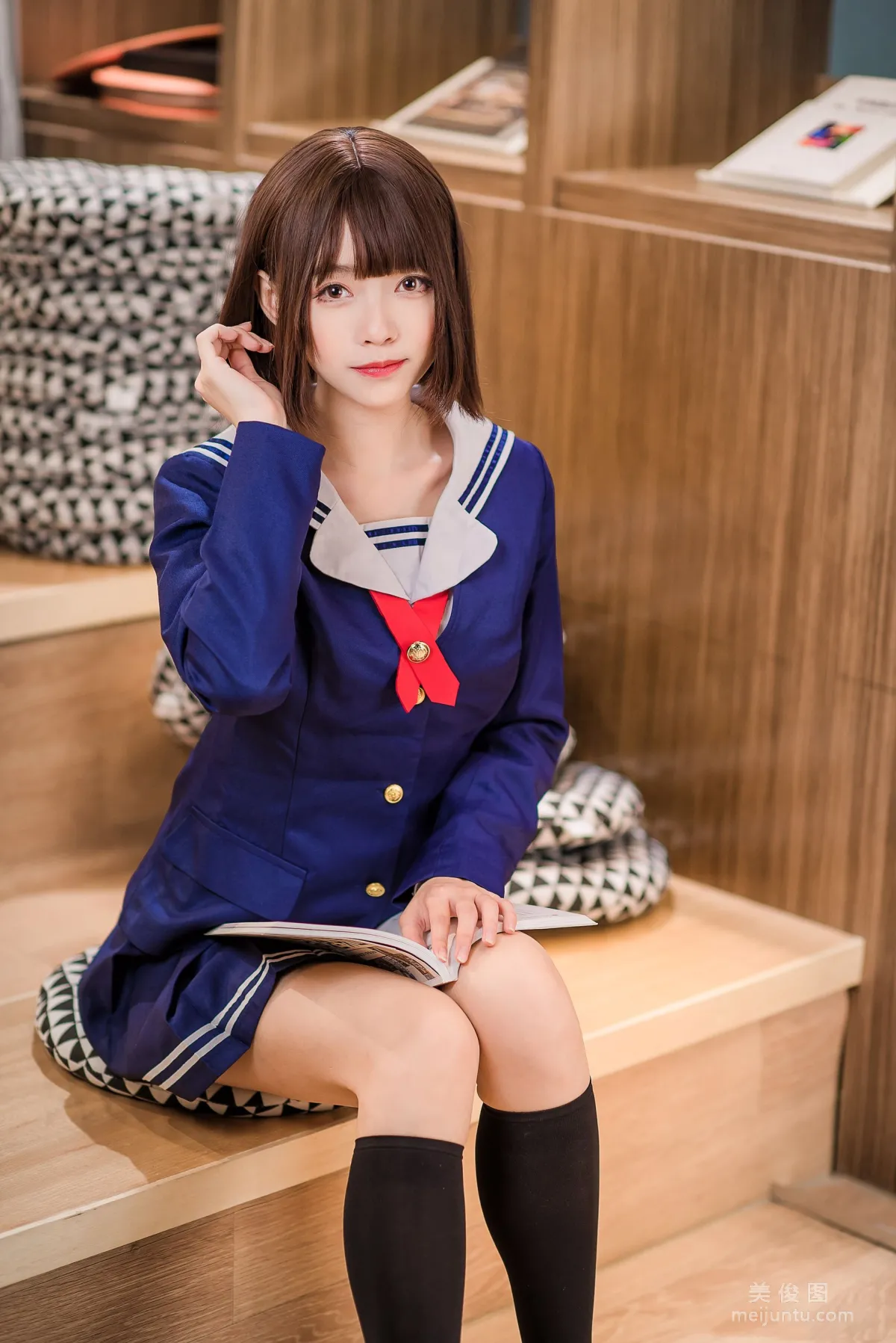 [COS] Dada Juanjuan Xiaojuan, Kato Megumi School Uniform photo 6