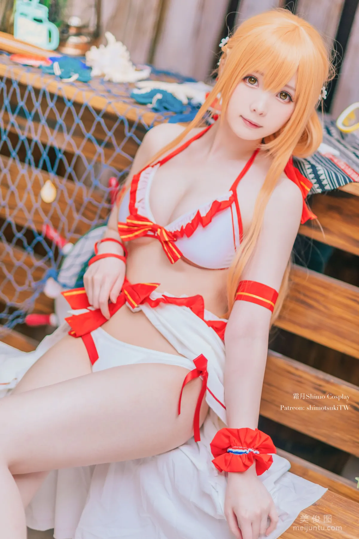 [COS] Weibo Girl Shuangyue shimo - Asuna Swimsuit photo 12