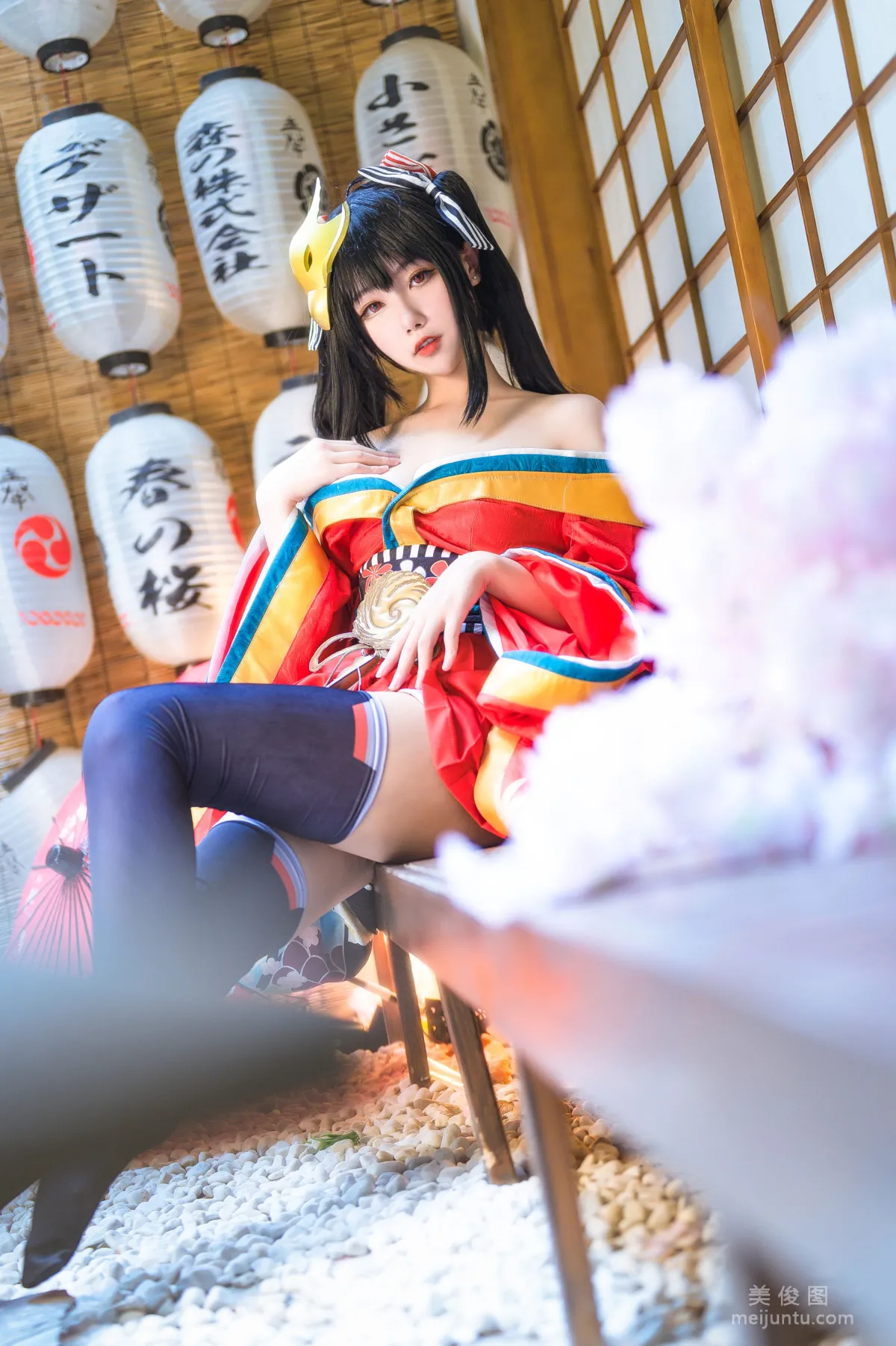 [COS Bonus] Weibo Girl Momoko Kuikui - Daifeng no Kimono photo 13