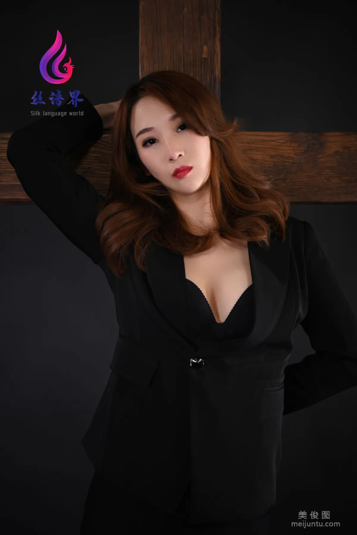 [Ligui] Web Beauty Miao Miao, Cross Bondage photo 56